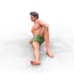 Photo du produit Diorama et modélisme Figurine miniature : Homme à la plage 1