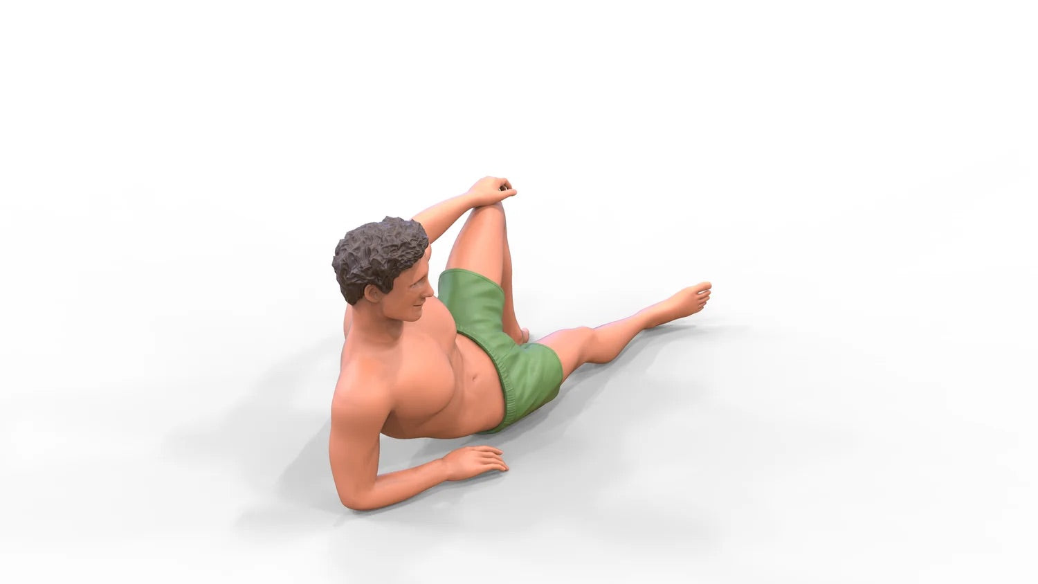 Photo du produit Diorama et modélisme Figurine miniature : Homme à la plage 1