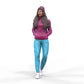 Photo du produit Diorama et modélisme Figurine miniature : Femme avec hoodie | Hip Hopperin