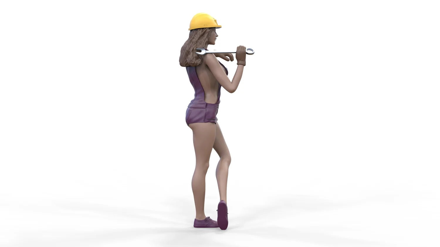 Produktfoto Diorama und Modellbau Miniatur Figur: Mechanikerin 2
