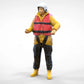 Photo du produit Diorama et modélisme Figurine miniature : Ensemble de sauveteurs en mer, 8 figurines